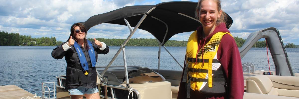 personnel a Lake Joseph Centre.