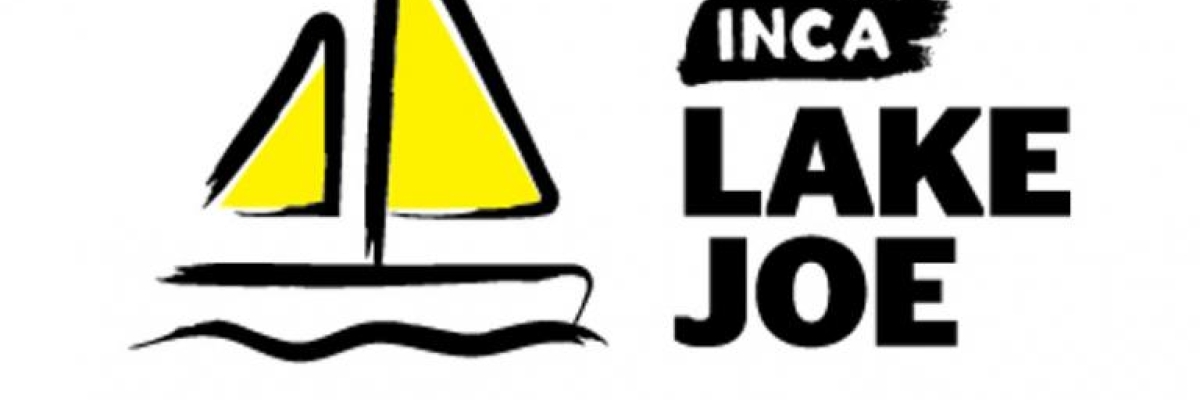 Logo du Lake Joe d'INCA avec l'icône d'un voilier.