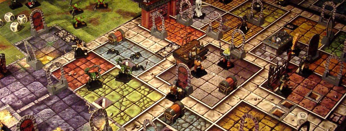 The Dungeons & Dragons Board game set.