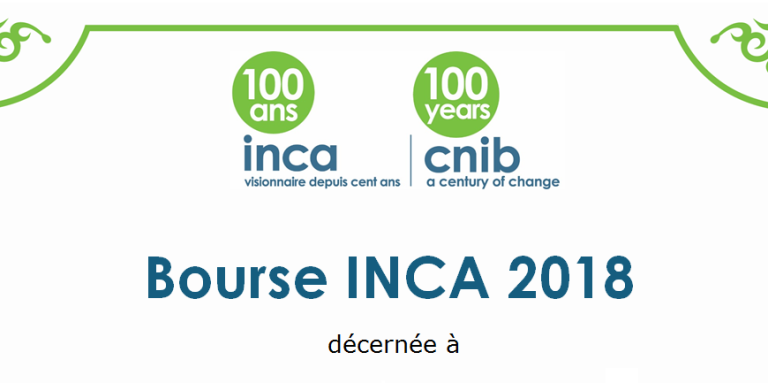 certificat Bourse INCA 2018 INCA 100 ans