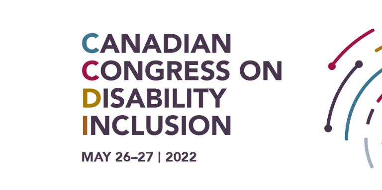 Canadian Congress on Disability Inclusion logo.